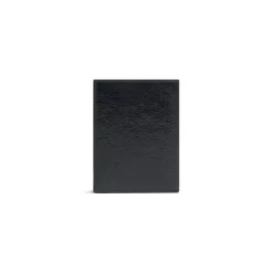 Portafoglio Bi-fold Verticale Monaco da Uomo in Nero