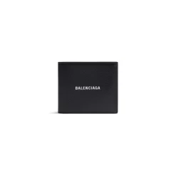 Portafoglio Cash Square Folded da Uomo in Nero
