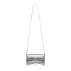 Portafoglio Hourglass Con Catena da Donna in Argento