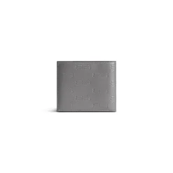 Portafoglio Pieghevole Quadrato Embossed Monogram In Box  da Uomo in Grigio Scuro