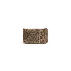 Portamonete E Portacarte Le Cagole Lungo Con Stampa Leopardata da Donna in Marrone