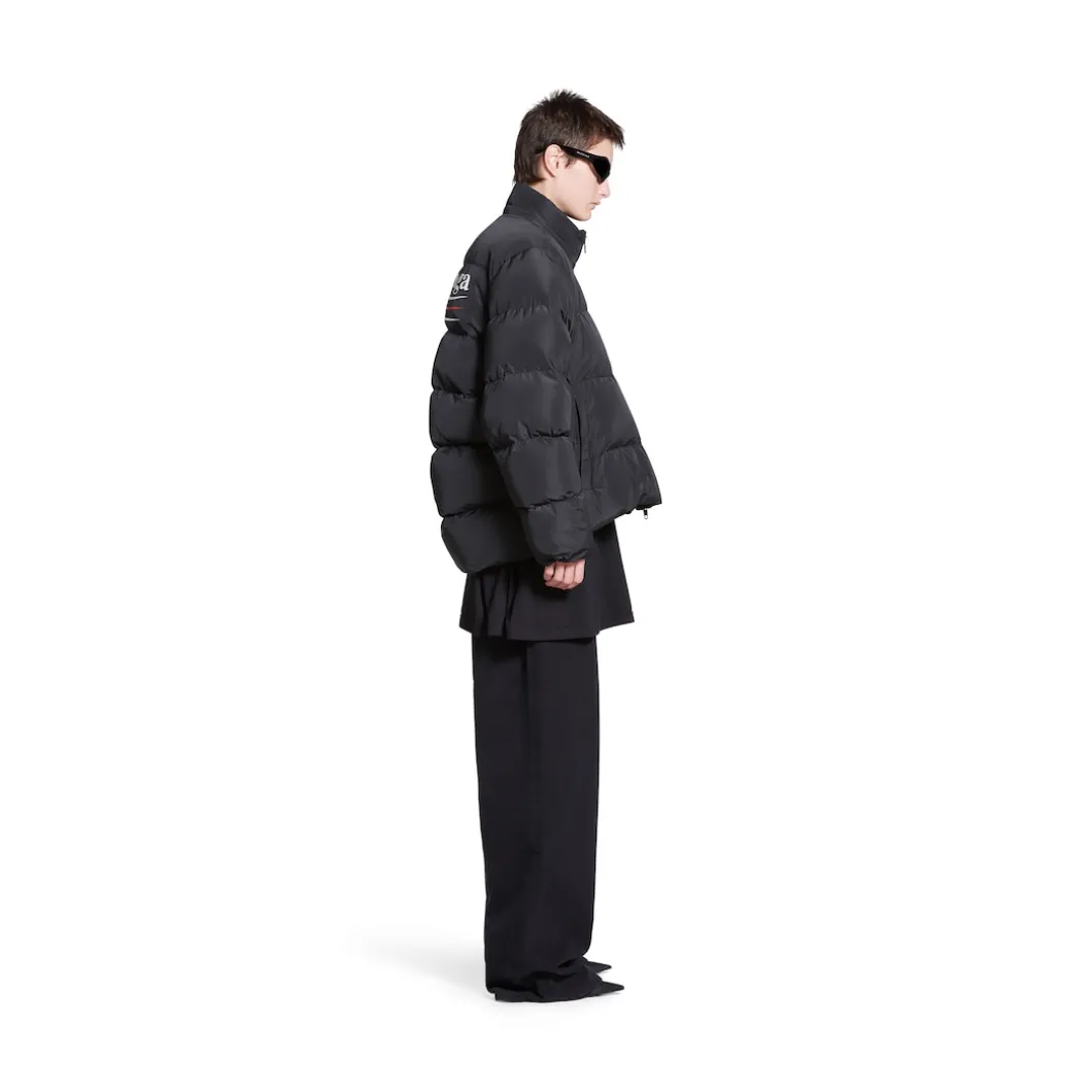Puffer C-shape Political Campaign da Donna in Nero