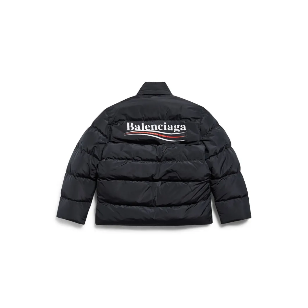 Puffer C-shape Political Campaign da Donna in Nero