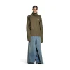 Pullover Upcycled Socks Balenciaga in Verde Scuro