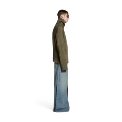 Pullover Upcycled Socks Balenciaga in Verde Scuro