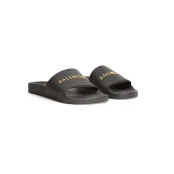 Sandali Bassi Pool Slide da Donna in Nero