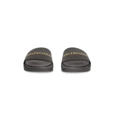 Sandali Bassi Pool Slide da Donna in Nero