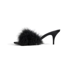 Sandali Boudoir 70 Mm da Donna in Nero