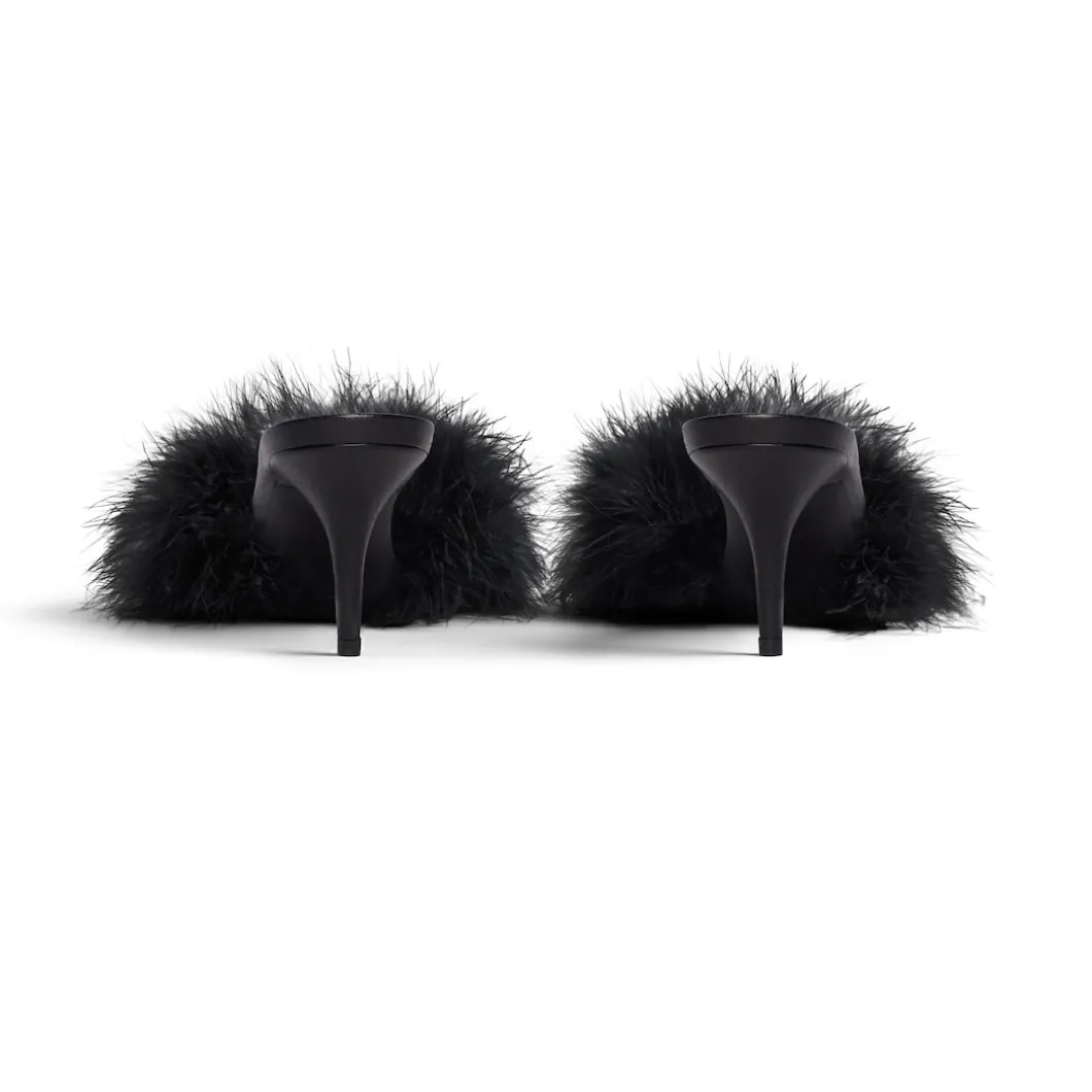 Sandali Boudoir 70 Mm da Donna in Nero
