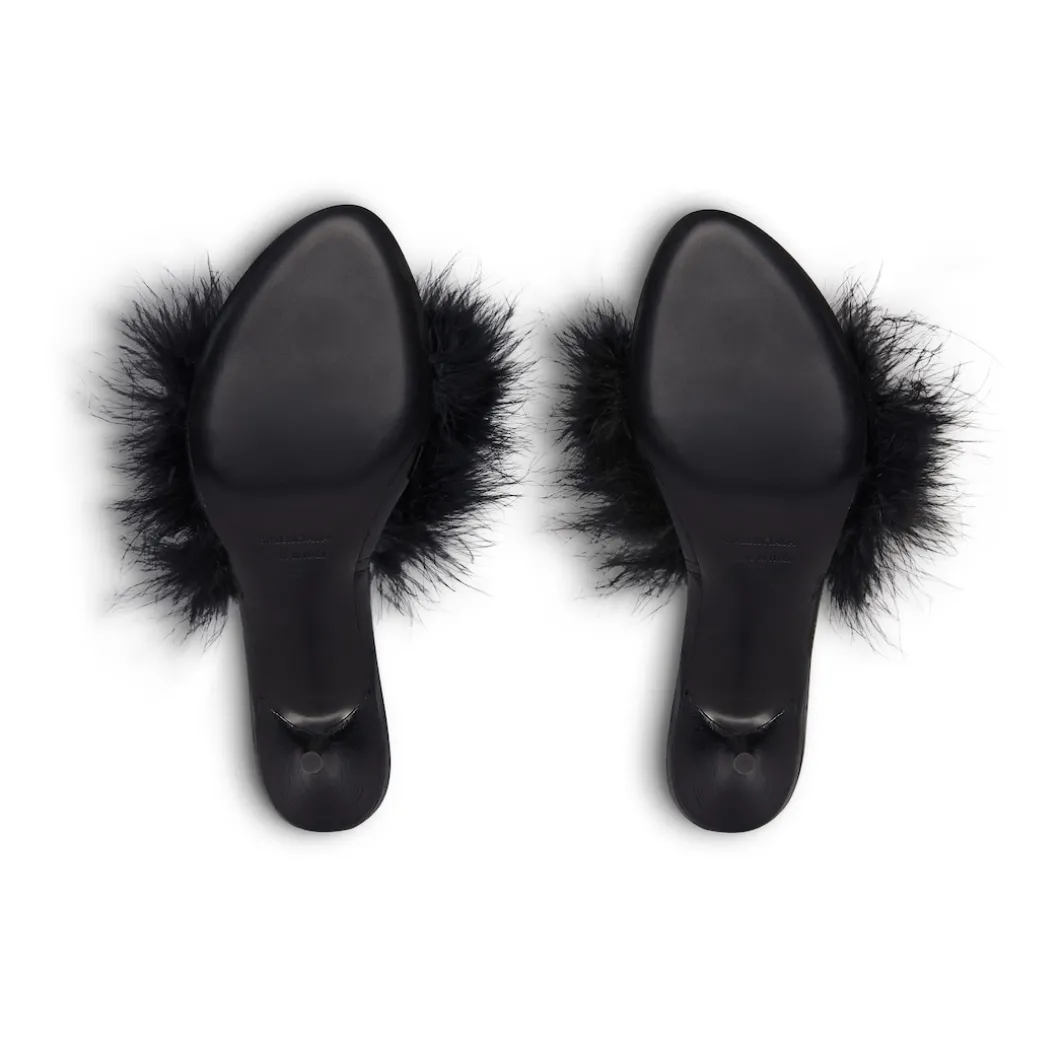 Sandali Boudoir 70 Mm da Donna in Nero