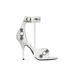 Sandali Cagole 110 Mm da Donna in Bianco Ottico