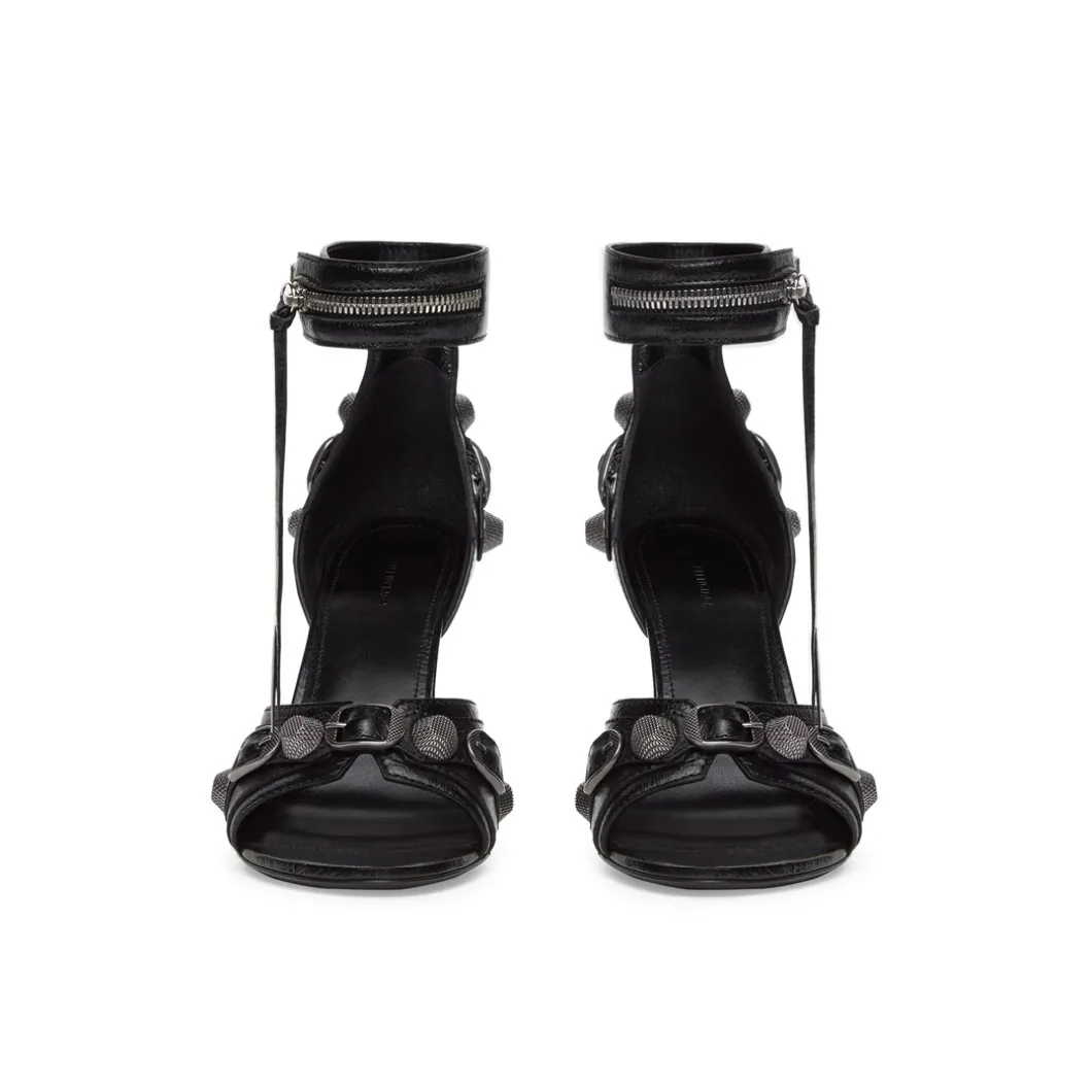 Sandali Cagole 110 Mm da Donna in Nero