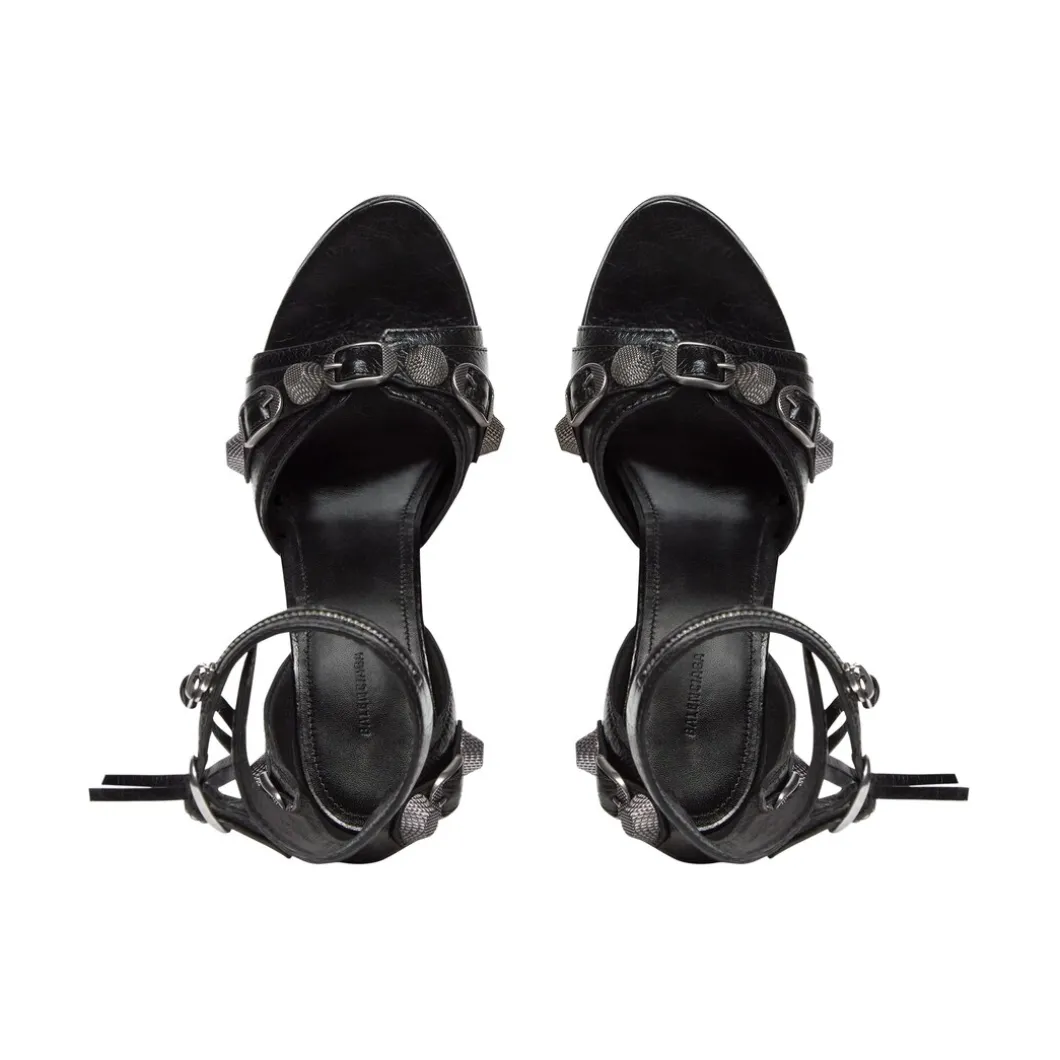 Sandali Cagole 110 Mm da Donna in Nero