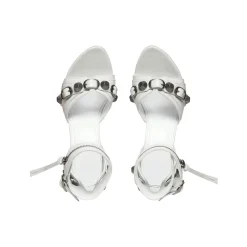 Sandali Cagole 110 Mm da Donna in Bianco Ottico