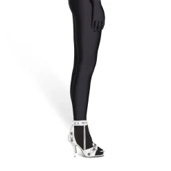 Sandali Cagole 110 Mm da Donna in Bianco Ottico