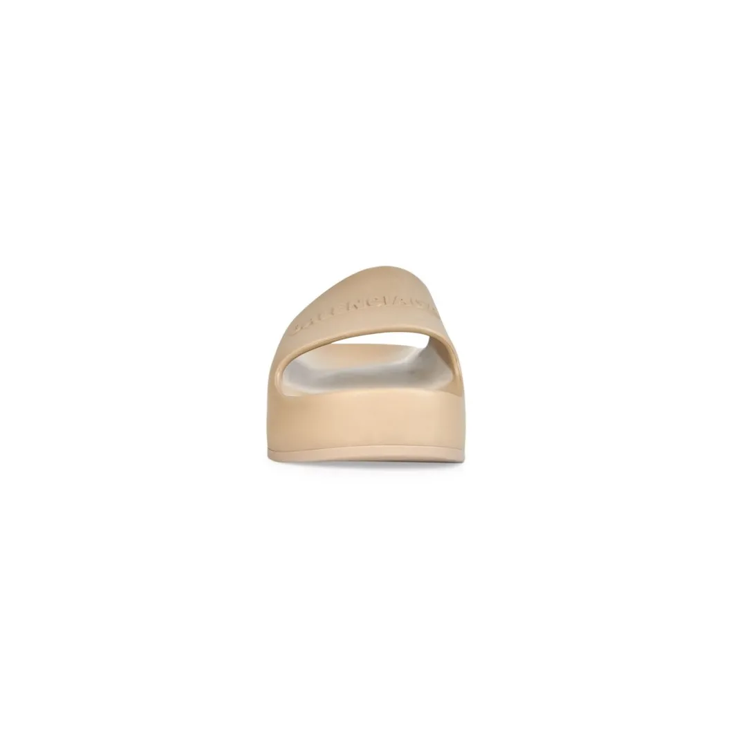 Sandali Chunky Slide da Donna in Marrone