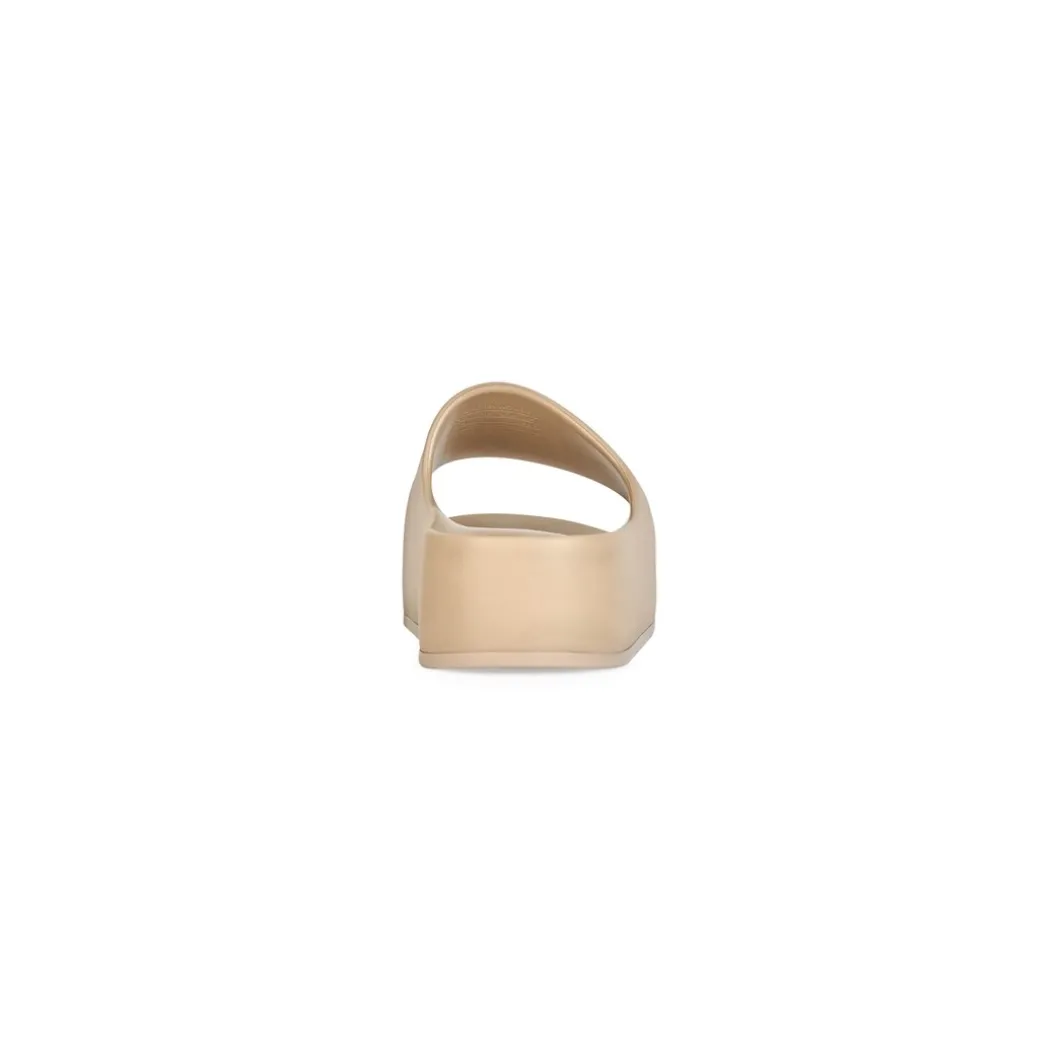 Sandali Chunky Slide da Donna in Marrone