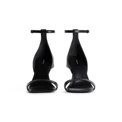 Sandali Hourglass 100 Mm da Donna in Nero