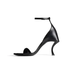 Sandali Hourglass 100 Mm da Donna in Nero