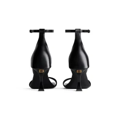 Sandali Hourglass 100 Mm da Donna in Nero