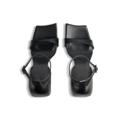 Sandali Hourglass 100 Mm da Donna in Nero