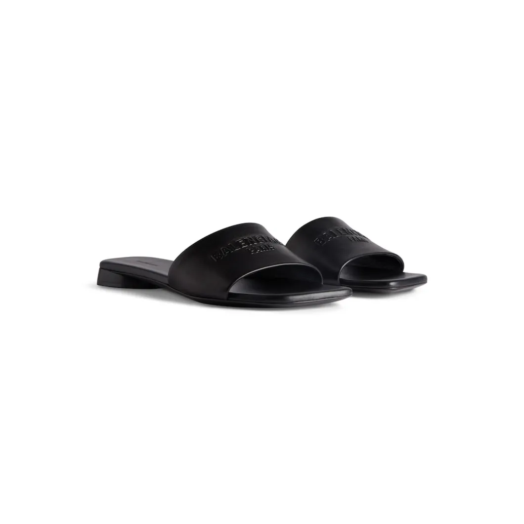 Sandali Piatti Duty Free da Donna in Nero