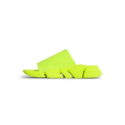 Sandali Slide Speed 2.0 In Maglia Riciclata da Uomo in Giallo Fluo