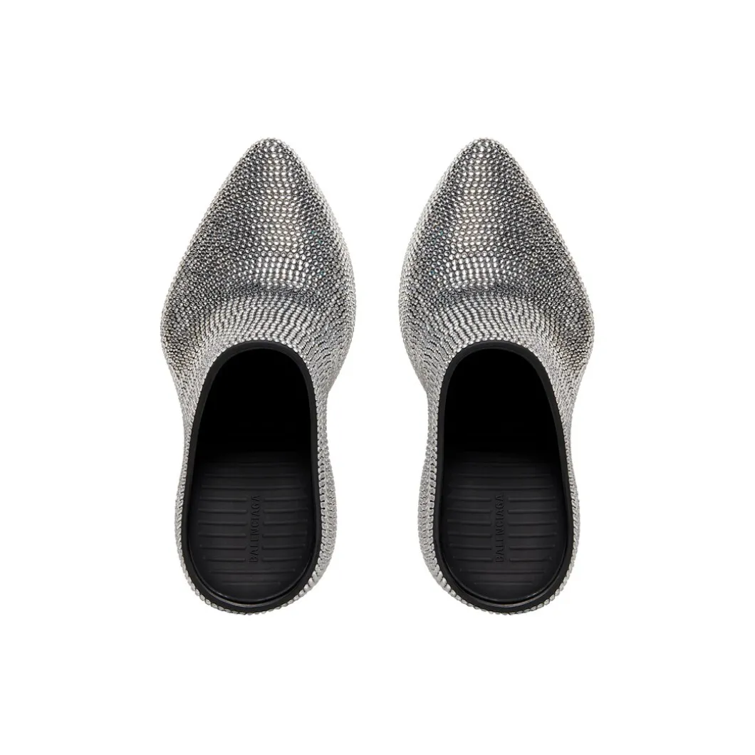 Sandali Slip-on Technoclog da Donna in Cristallo