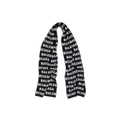 Sciarpa Bal Horizontal Allover in Nero