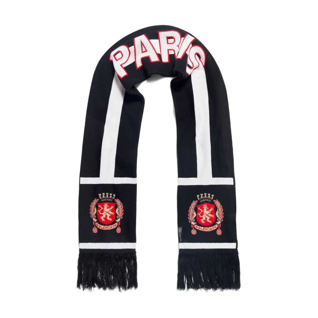 Sciarpa Paris Soccer in Nero/bianco