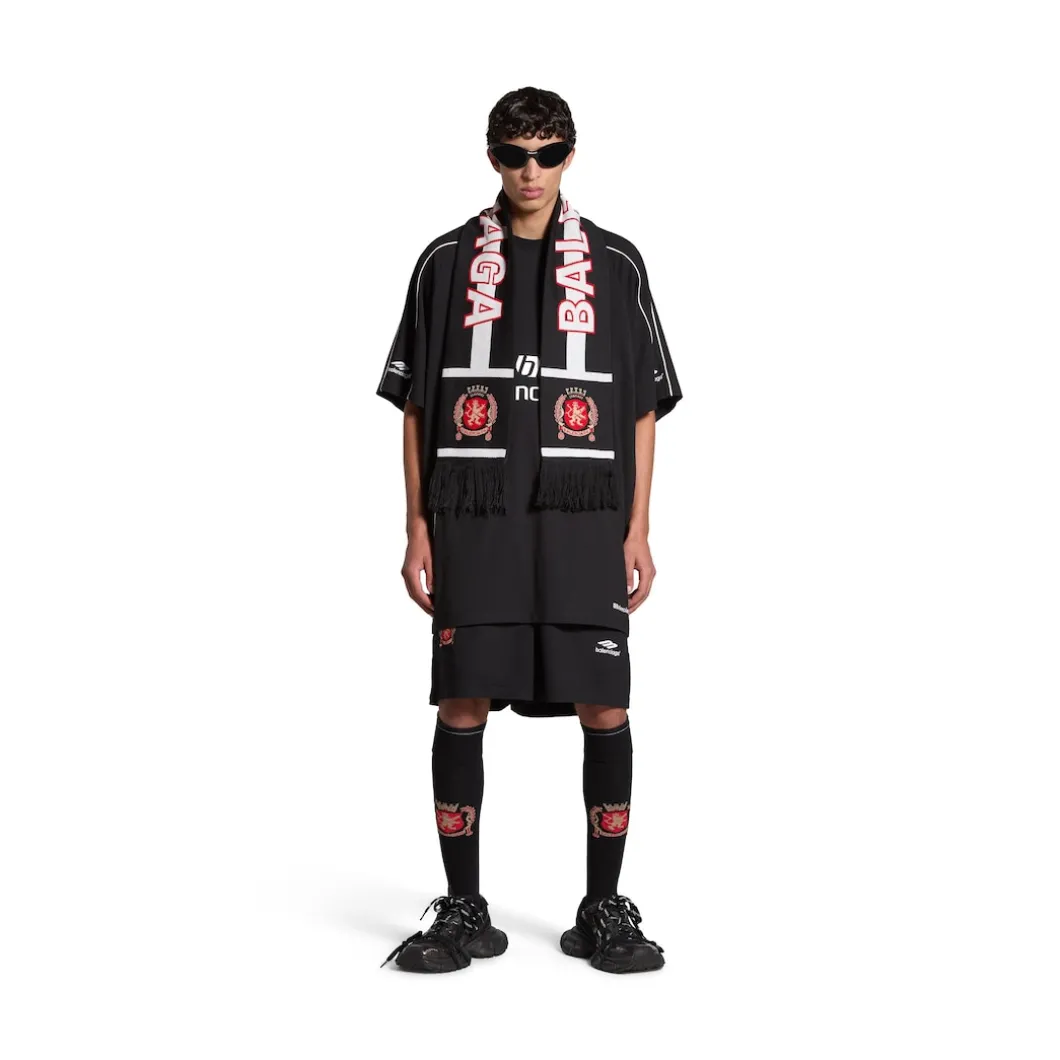 Sciarpa Paris Soccer in Nero/bianco