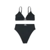 Set Sporty Bikini  da Donna in Nero