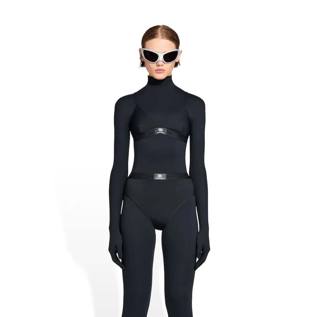 Set Sporty Bikini da Donna in Nero