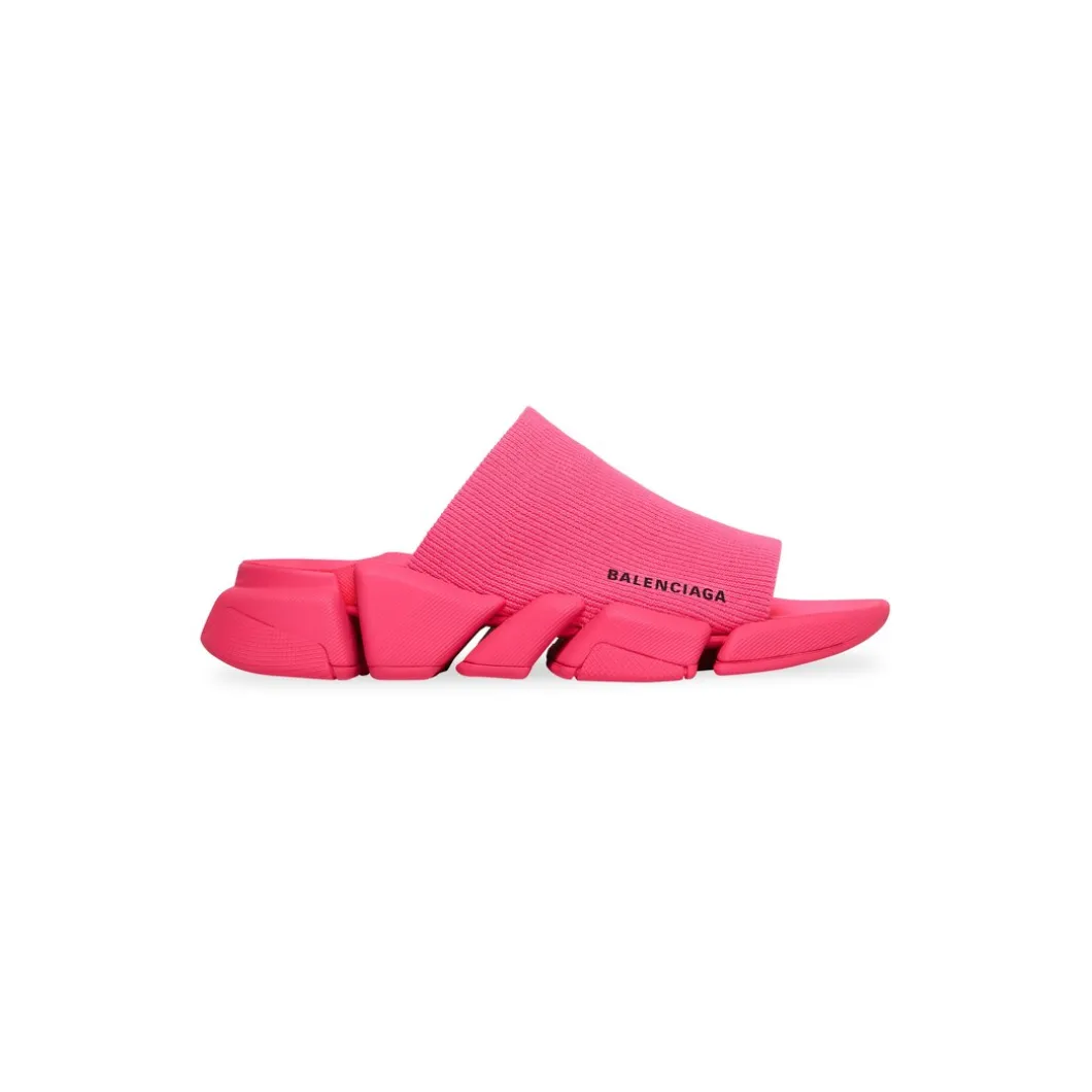 Slide Speed 2.0 In Maglia Riciclata da Donna in Rosa Fluo