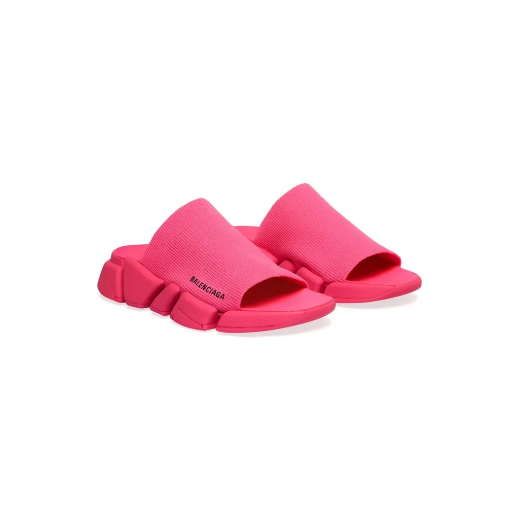 Slide Speed 2.0 In Maglia Riciclata da Donna in Rosa Fluo