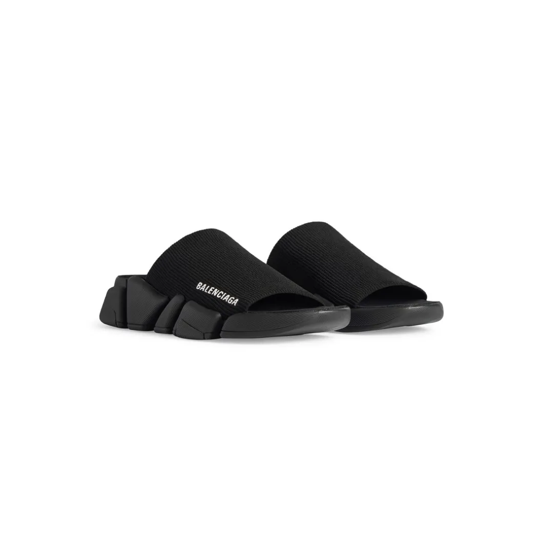 Slide Speed 2.0 In Maglia Riciclata da Donna in Nero