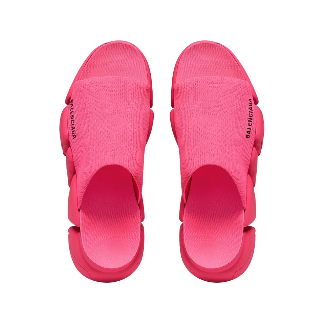 Slide Speed 2.0 In Maglia Riciclata da Donna in Rosa Fluo