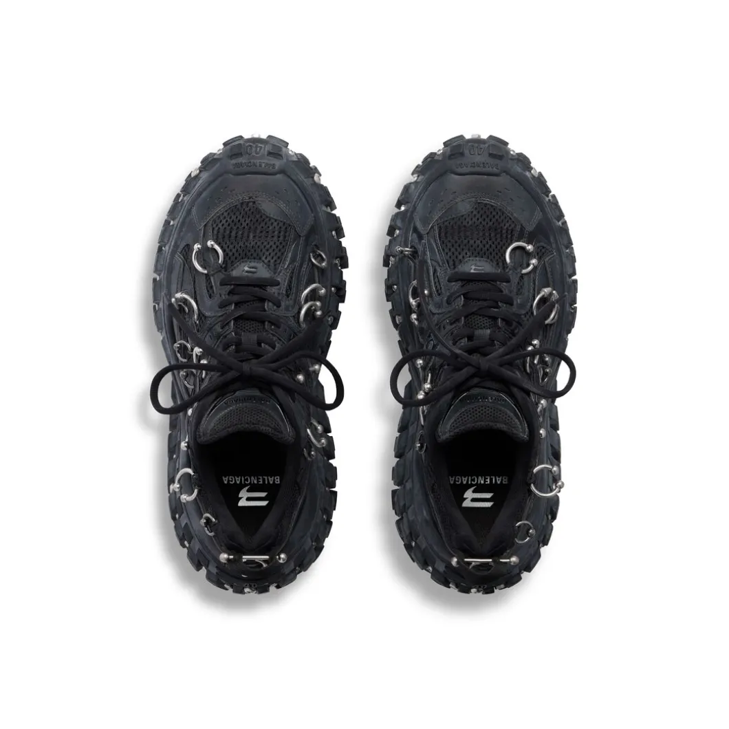 Sneaker Bouncer Screw Con Piercing da Donna in Nero