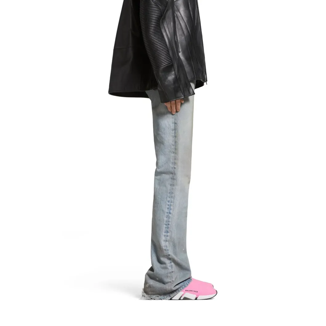 Sneaker Speed 2.0 Clear Sole In Maglia Riciclata da Donna in Rosa Chiaro