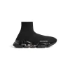 Sneaker Speed 2.0 Full Clear Sole In Maglia Riciclata  da Donna in Nero