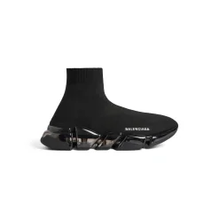 Sneaker Speed 2.0 Full Clear Sole In Maglia Riciclata da Donna in Nero