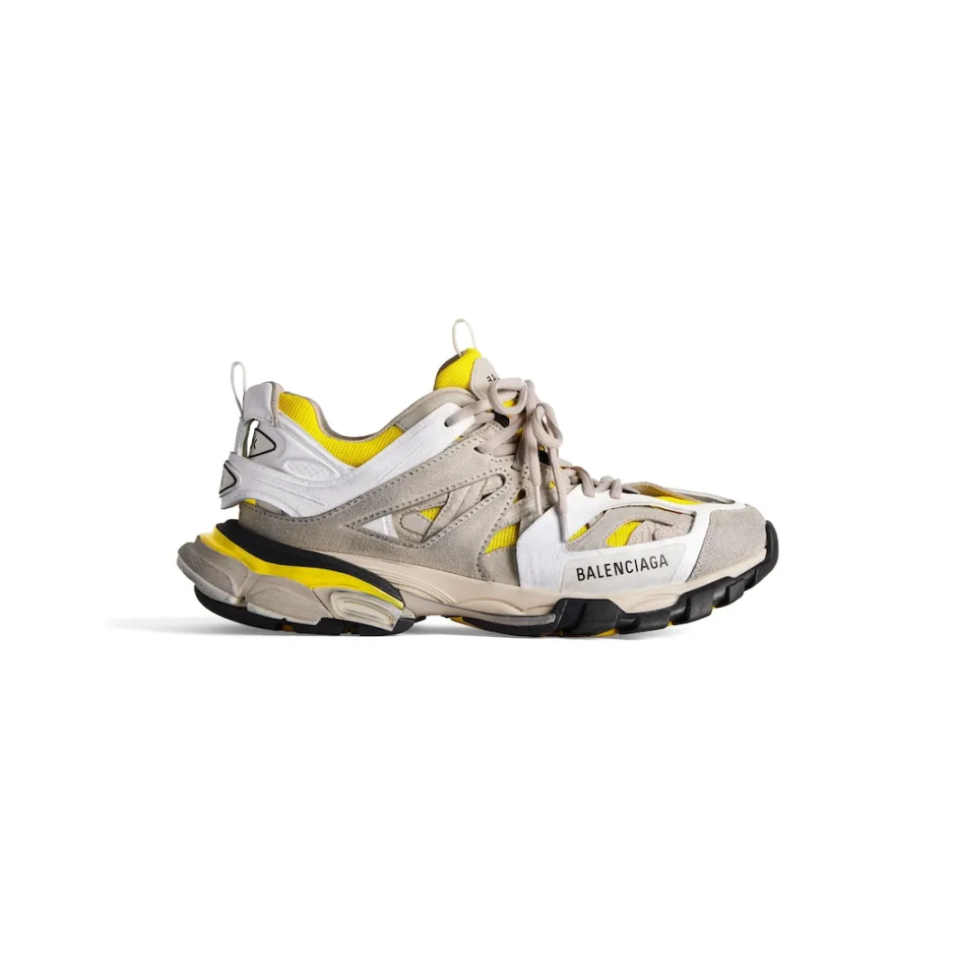 Sneaker Track da Donna in Giallo/bianco/beige/grigio/nero