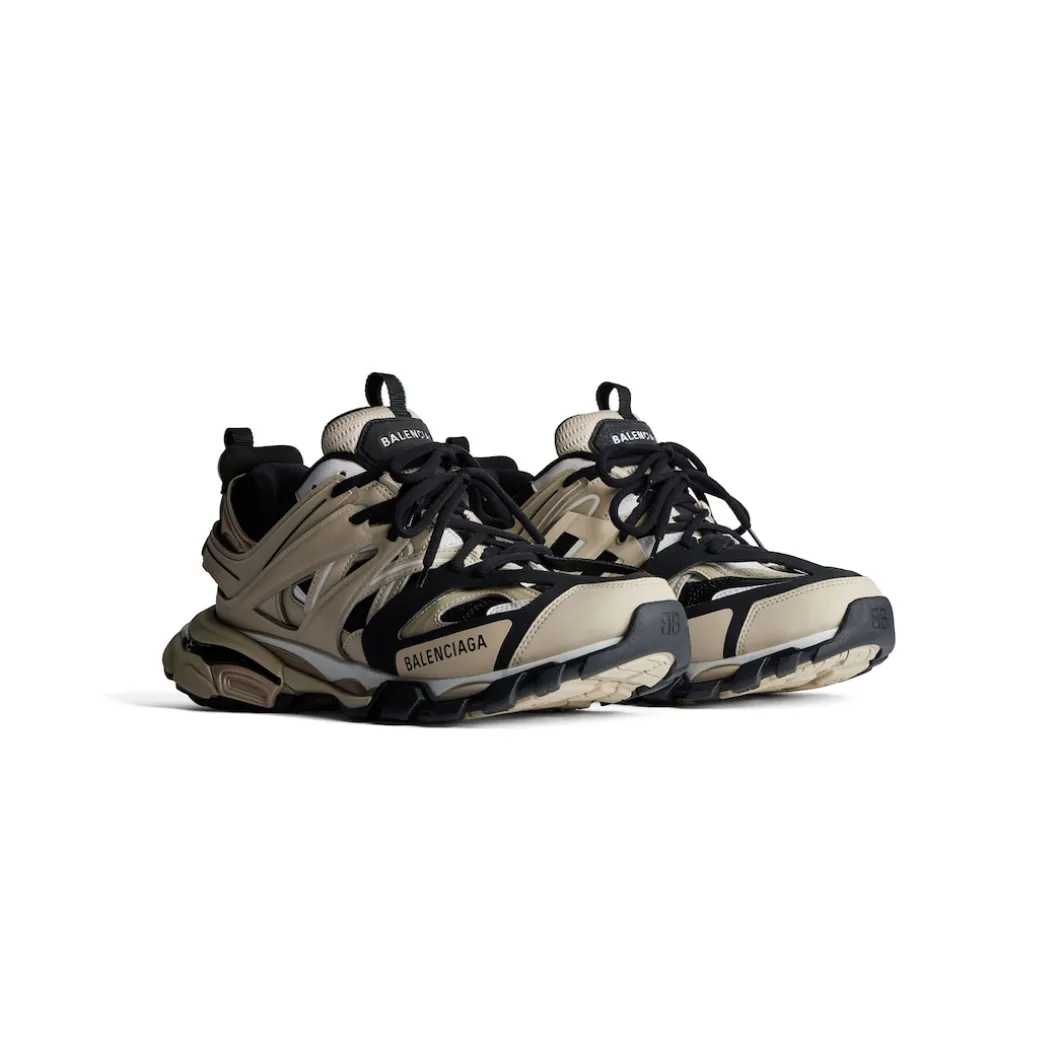 Sneaker Track da Donna in Beige/nero