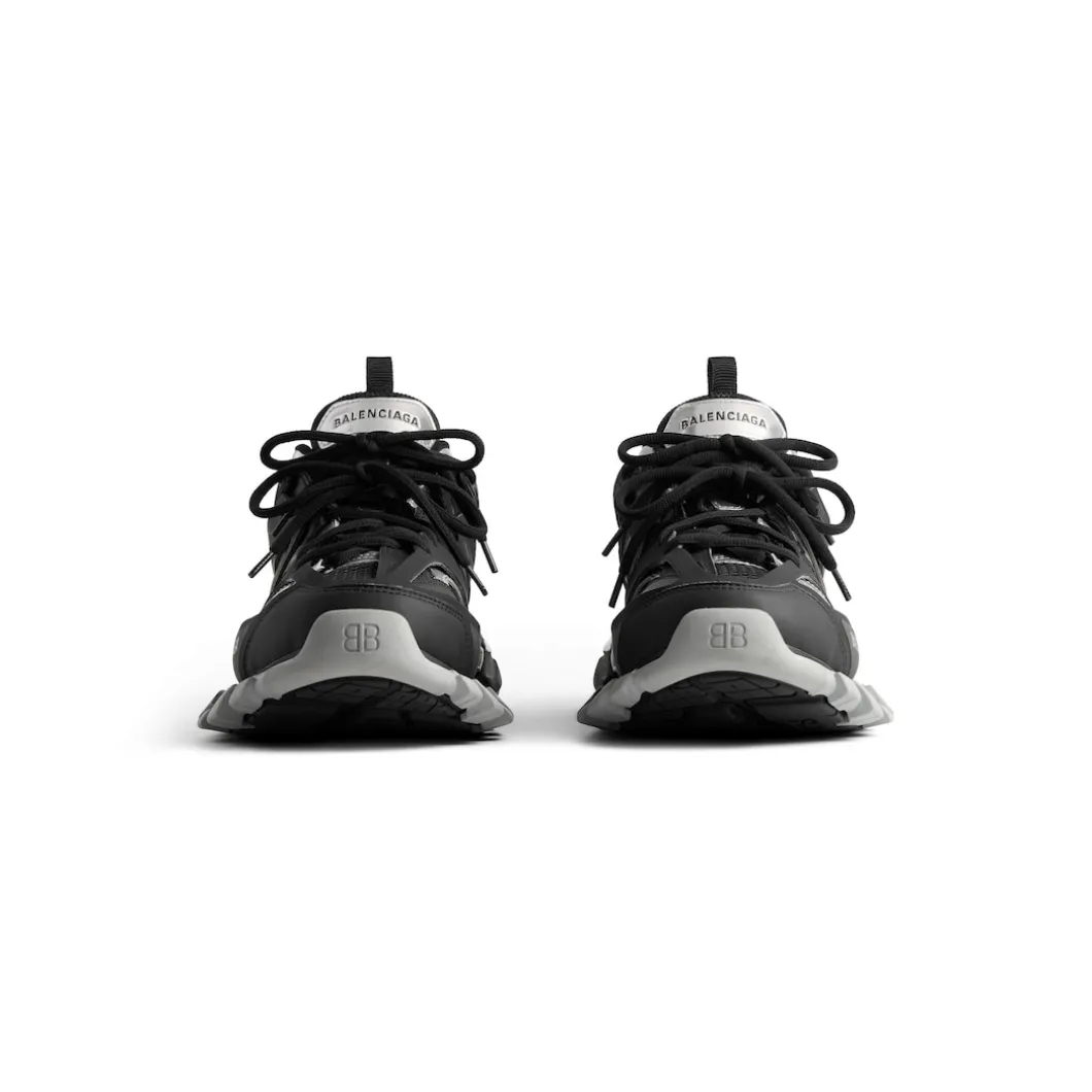 Sneaker Track da Donna in Nero/argento