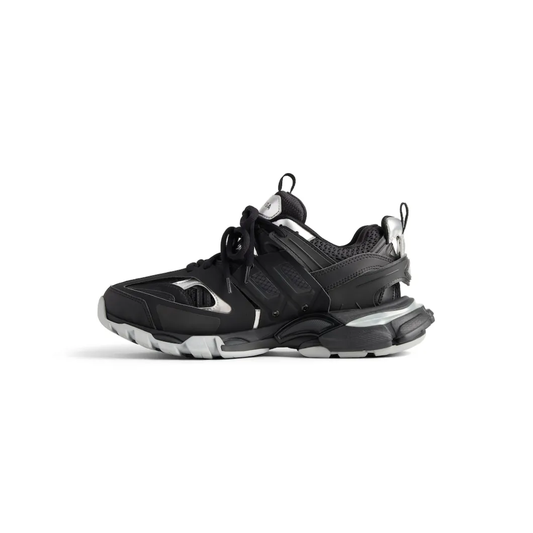 Sneaker Track da Donna in Nero/argento