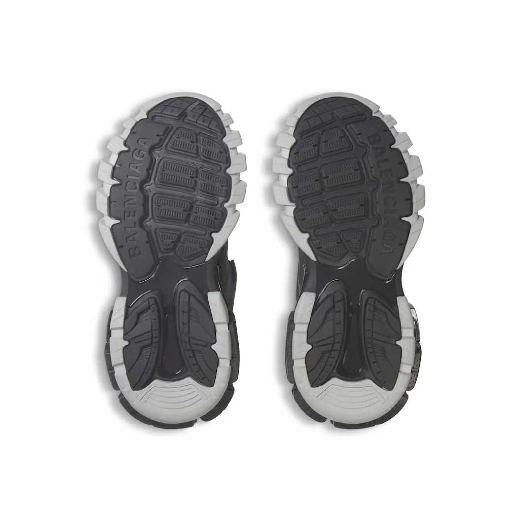Sneaker Track da Donna in Nero/argento
