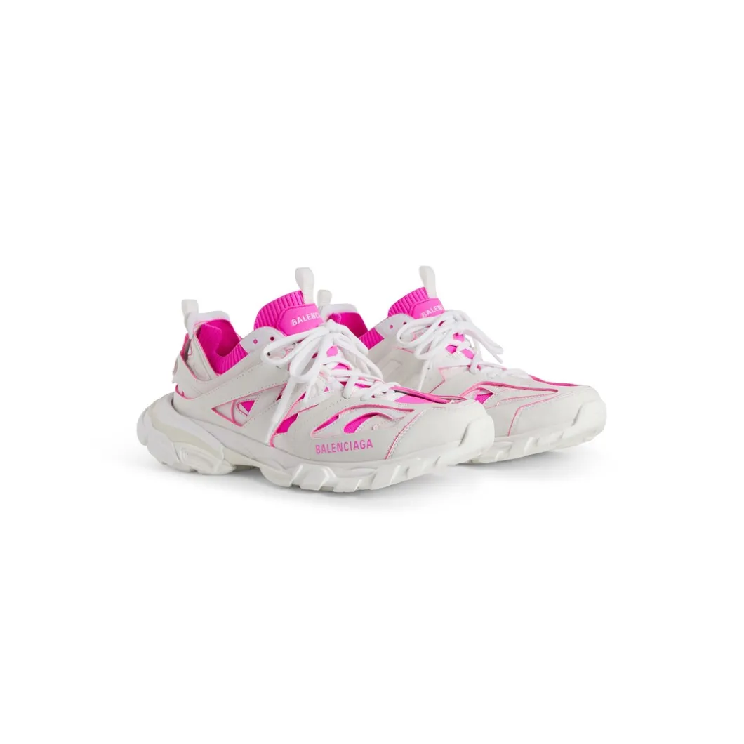 Sneaker Track Sock da Donna in Bianco