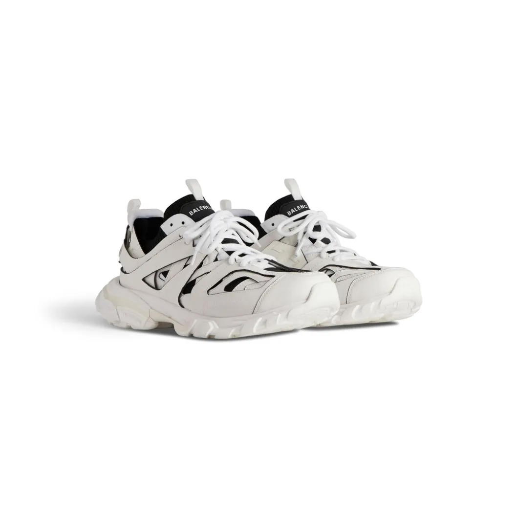 Sneaker Track Sock da Donna in Bianco