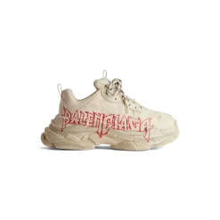 Sneaker Triple S Diy Metal da Donna in Bianco/rosso/nero