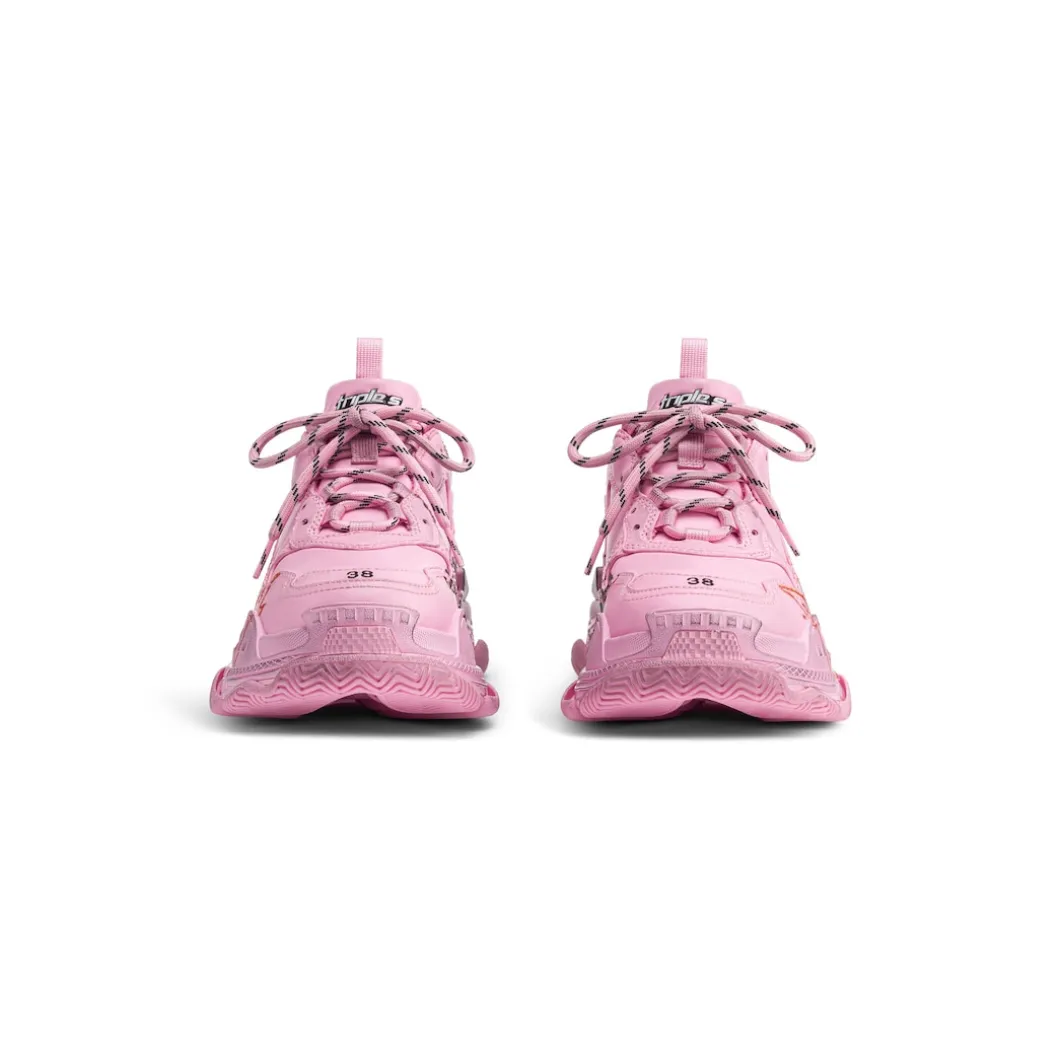 Sneaker Triple S Diy Metal da Donna in Rosa/bianco/rosso
